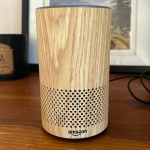 Brand New Amazon Alexa with a nice wood like finish